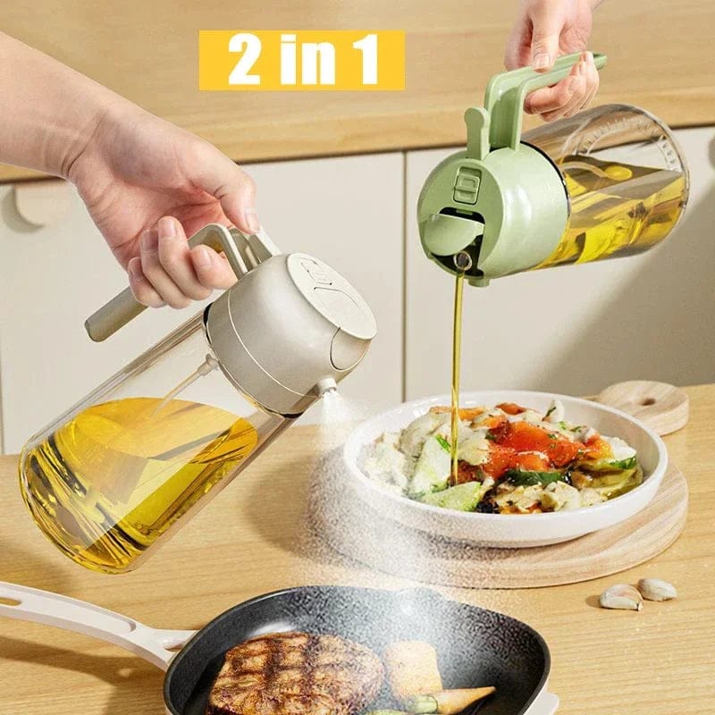 2 In 1 Oil Sprayer Bottle 400ML